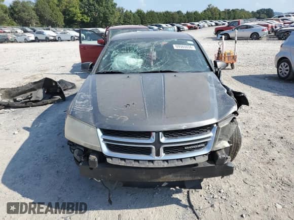 2012 Dodge Avenger SE с VIN 1C3CDZAB5CN147481, выставлен на аукционе Copart как лот 69565034 с пробегом Не указан миль и Списание • Salvage title. История ставок и продаж доступна на DreamBid. Изображение 5.