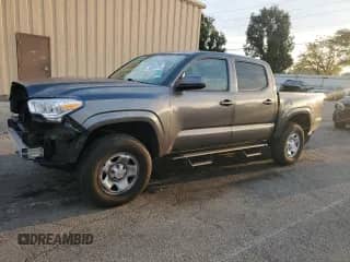 2021 Toyota Tacoma SR with VIN 3TMCZ5AN0MM390739, listed as a Copart auction lot 86069285 with 55,638 mi miles and Salvage title. Bid and sale history available at DreamBid. Image 1.