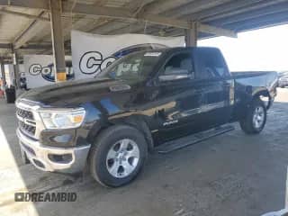 2023 Ram 1500 Big Horn with VIN 1C6RRFBGXPN529356, listed as a Copart auction lot 62552135 with 54,282 mi miles and Salvage title. Bid and sale history available at DreamBid. Image 1.