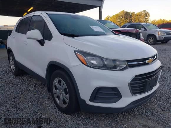 2017 Chevrolet Trax LS with VIN 3GNCJKSB4HL279592, listed as a IAAI auction lot 43493348 with 146,535 mi miles and . Bid and sale history available at DreamBid. Image 1.