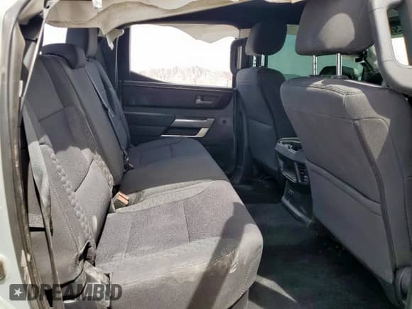 2025 Toyota Tundra SR with VIN 5TFLA5DB4SX257935, listed as a Copart auction lot 57320765 with 6,384 mi miles and Salvage title. Bid and sale history available at DreamBid. Image 10.