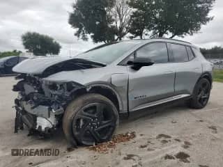 2024 Chevrolet Equinox EV RS with VIN 3GN7DNRP9RS236322, listed as a Copart auction lot 85642825 with 20,081 mi miles and Salvage title. Bid and sale history available at DreamBid. Image 1.