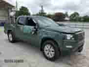 2024 Nissan Frontier SV with VIN 1N6ED1EJ4RN652165, listed as a Copart auction lot 55844165 with 21,506 mi miles and Salvage title. Bid and sale history available at DreamBid. Image 4.