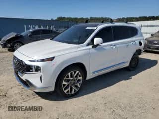 2022 Hyundai Santa Fe Calligraphy с VIN 5NMS54AL9NH467337, выставлен на аукционе Copart как лот 65932995 с пробегом 34 285 миль миль и Списание • Salvage title. История ставок и продаж доступна на DreamBid. Изображение 1.