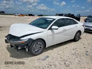 2024 Hyundai Elantra SEL с VIN KMHLM4DG1RU739153, выставлен на аукционе Copart как лот 63113305 с пробегом 15 950 миль миль и Списание • Salvage title. История ставок и продаж доступна на DreamBid. Изображение 1.