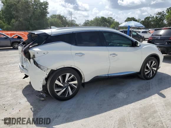 2022 Nissan Murano SL с VIN 5N1AZ2CJ1NC117596, выставлен на аукционе Copart как лот 58825745 с пробегом 36 322 миль миль и На запчасти • Non repairable. История ставок и продаж доступна на DreamBid. Изображение 3.