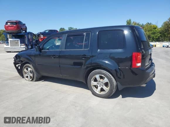 2014 Honda Pilot EX with VIN 5FNYF4H42EB002549, listed as a Copart auction lot 69626265 with 122,511 mi miles and Salvage title. Bid and sale history available at DreamBid. Image 2.