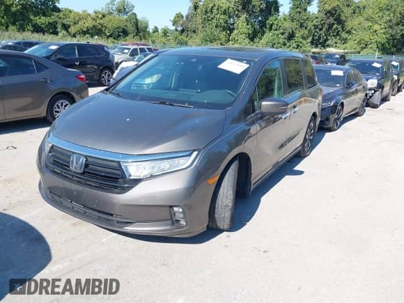2021 Honda Odyssey EX-L с VIN 5FNRL6H72MB033477, выставлен на аукционе IAAI как лот 43117099 с пробегом 192 624 миль миль и . История ставок и продаж доступна на DreamBid. Изображение 2.