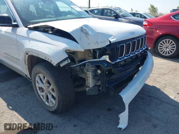 2023 Jeep Grand Cherokee Limited with VIN 1C4RJHBG3PC528024, listed as a IAAI auction lot 42647083 with 56,327 mi miles and . Bid and sale history available at DreamBid. Image 6.