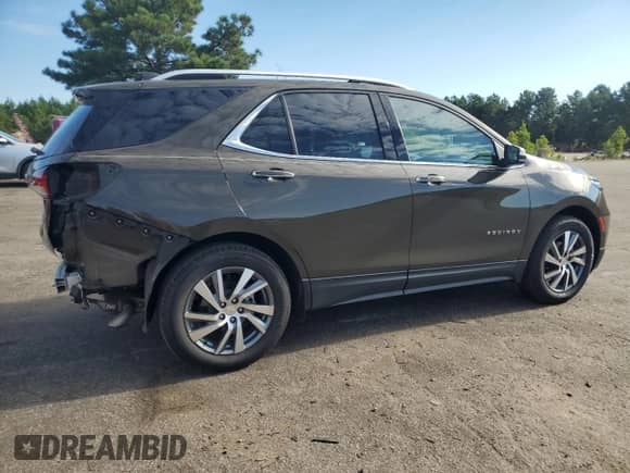 2023 Chevrolet Equinox Premier z VIN 3GNAXNEG5PL193849, wystawiony jako Copart lot #71007185 z przebiegiem 19 866 mil mil oraz Szkoda całkowita • Salvage title. Historia ofert i sprzedaży dostępna na DreamBid. Obrazek 3.