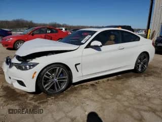 2018 BMW 4 Series 440i z VIN WBA4W7C50JAB93388, wystawiony jako Copart lot #48718025 z przebiegiem 25 687 mil mil oraz Szkoda całkowita • Salvage title. Historia ofert i sprzedaży dostępna na DreamBid. Obrazek 1.