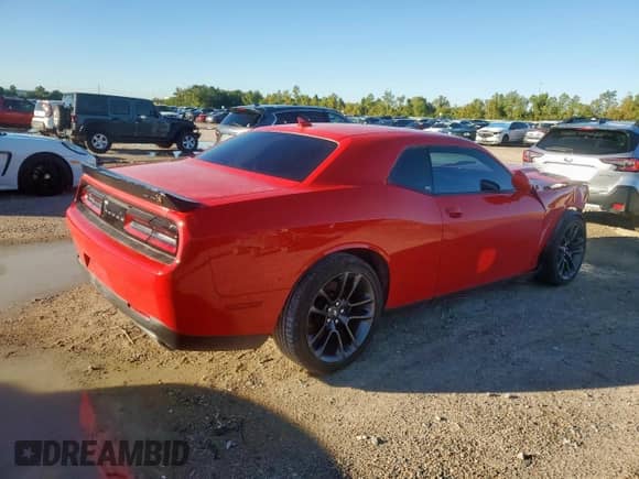 2023 Dodge Challenger R/T Scat Pack с VIN 2C3CDZFJXPH563377, выставлен на аукционе Copart как лот 90672125 с пробегом 30 167 миль миль и Списание • Salvage title. История ставок и продаж доступна на DreamBid. Изображение 3.