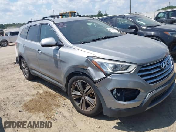 2015 Hyundai Santa Fe Limited with VIN KM8SN4HF6FU111062, listed as a IAAI auction lot 42732943 with 165,270 mi miles and . Bid and sale history available at DreamBid. Image 1.