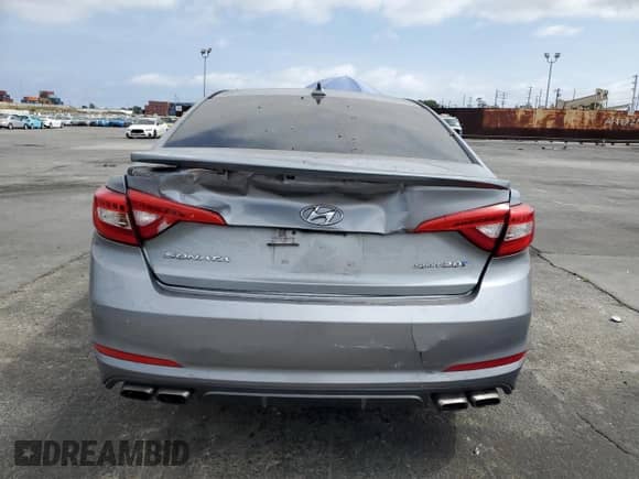2016 Hyundai Sonata Sport с VIN 5NPE34AB4GH399142, выставлен на аукционе Copart как лот 58042245 с пробегом 93 139 миль миль и Списание • Salvage title. История ставок и продаж доступна на DreamBid. Изображение 6.