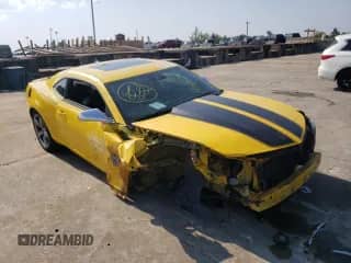 2010 Chevrolet Camaro 2LT with VIN 2G1FC1EV2A9227153, listed as a Copart auction lot 46114162 with 137,722 mi miles and Salvage title. Bid and sale history available at DreamBid. Image 1.