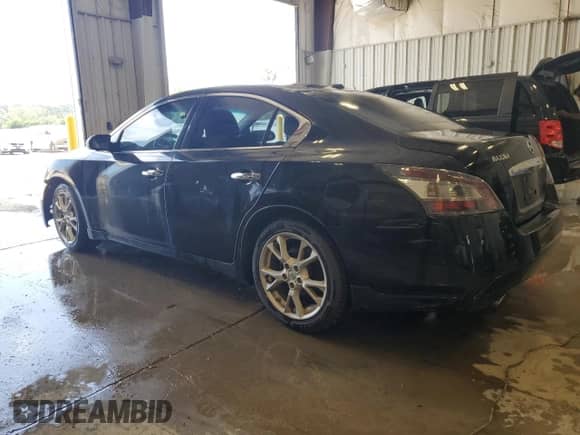 2013 Nissan Maxima SV with VIN 1N4AA5APXDC845653, listed as a Copart auction lot 68774065 with 189,361 mi miles and Non repairable. Bid and sale history available at DreamBid. Image 2.
