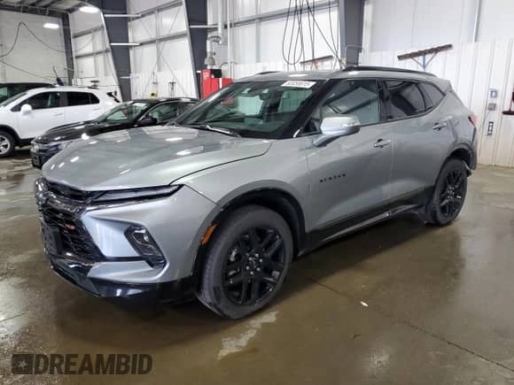 2024 Chevrolet Blazer RS с VIN 3GNKBKRS8RS174835, выставлен на аукционе Copart как лот 63058615 с пробегом 25 346 миль миль и Списание • Salvage title. История ставок и продаж доступна на DreamBid. Изображение 1.