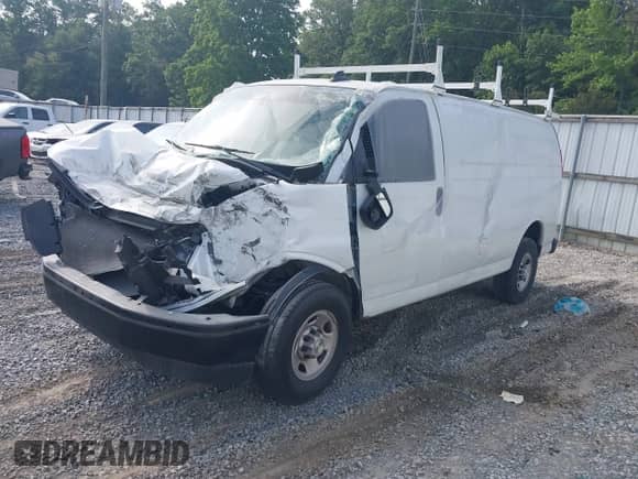 2023 Chevrolet Express Cargo с VIN 1GCWGAFP1P1252487, выставлен на аукционе IAAI как лот 42255590 с пробегом Не указан миль и . История ставок и продаж доступна на DreamBid. Изображение 17.