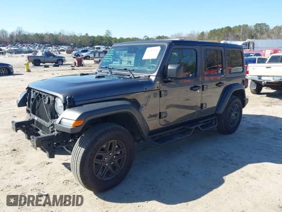 2024 Jeep Wrangler Willys с VIN 1C4PJXDNXRW125950, выставлен на аукционе IAAI как лот 41497980 с пробегом 26 574 миль миль и . История ставок и продаж доступна на DreamBid. Изображение 2.