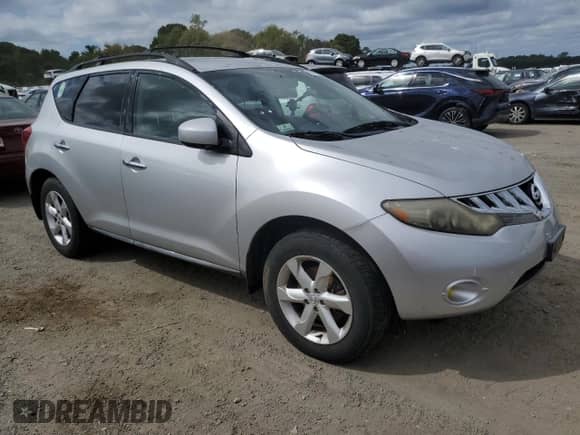 2009 Nissan Murano S z VIN JN8AZ18W99W104509, wystawiony jako Copart lot #80394365 z przebiegiem Nie podano mil oraz Czysty tytuł • Clean title. Historia ofert i sprzedaży dostępna na DreamBid. Obrazek 4.