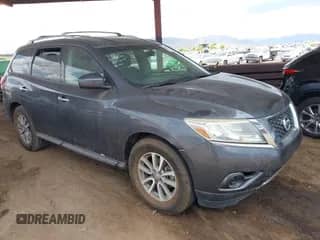 2013 Nissan Pathfinder SL with VIN 5N1AR2MNXDC641894, listed as a IAAI auction lot 42776211 with 155,114 mi miles and . Bid and sale history available at DreamBid. Image 1.