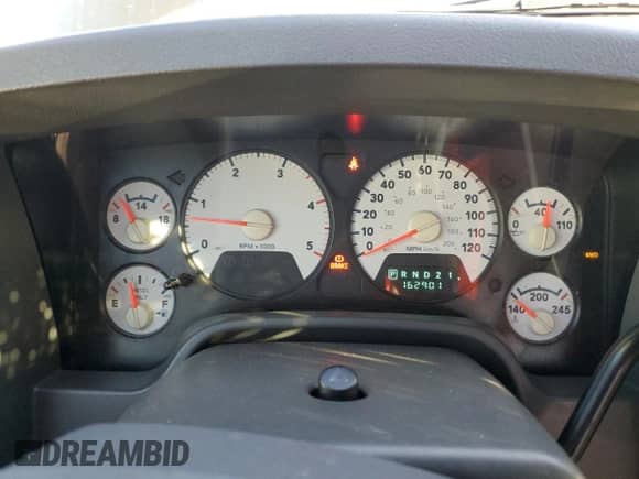 2006 Dodge 2500 SLT with VIN 1D7KS28C26J188641, listed as a Copart auction lot 87839785 with 162,901 mi miles and Salvage title. Bid and sale history available at DreamBid. Image 9.