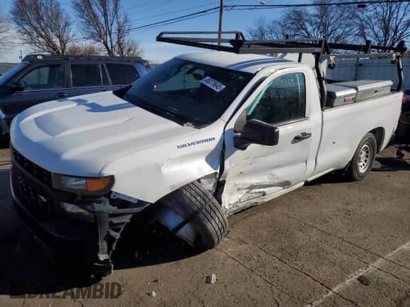 2019 Chevrolet Silverado 1500 Work Truck с VIN 3GCNYAEF5KG270180, выставлен на аукционе Copart как лот 45379645 с пробегом 55 459 миль миль и Списание • Salvage title. История ставок и продаж доступна на DreamBid. Изображение 1.
