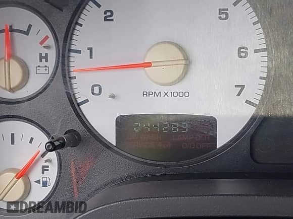 2003 Dodge 1500 ST with VIN 1D7HA18D63S243436, listed as a IAAI auction lot 42438451 with 244,283 mi miles and . Bid and sale history available at DreamBid. Image 15.