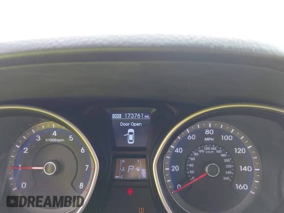2013 Hyundai Elantra with VIN KMHD35LE6DU041515, listed as a IAAI auction lot 42407441 with 173,761 mi miles and . Bid and sale history available at DreamBid. Image 7.