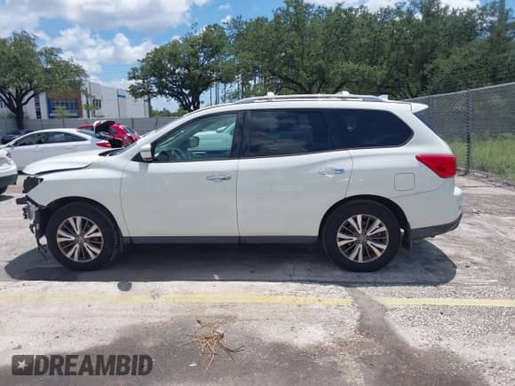 2019 Nissan Pathfinder SV with VIN 5N1DR2MN0KC596412, listed as a IAAI auction lot 43020402 with 126,837 mi miles and . Bid and sale history available at DreamBid. Image 14.