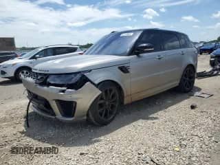 2018 Land Rover Range Rover Sport SVR with VIN SALWZ2SE9JA184718, listed as a Copart auction lot 62116664 with 89,605 mi miles and Salvage title. Bid and sale history available at DreamBid. Image 1.