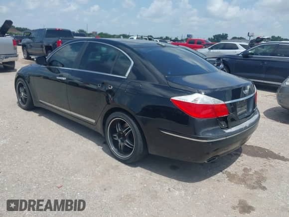 2009 Hyundai Genesis with VIN KMHGC46F59U055120, listed as a IAAI auction lot 42703359 with 158,869 mi miles and . Bid and sale history available at DreamBid. Image 3.