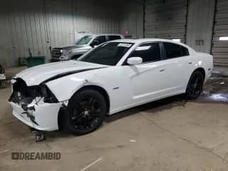 2013 Dodge Charger RT with VIN 2C3CDXDT6DH537900, listed as a Copart auction lot 55747645 with 96,998 mi miles and Clean title. Bid and sale history available at DreamBid. Image 1.