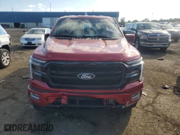 2024 Ford F-150 Lariat with VIN 1FTFW5LD6RFB96248, listed as a Copart auction lot 69278555 with 8,951 mi miles and Salvage title. Bid and sale history available at DreamBid. Image 5.