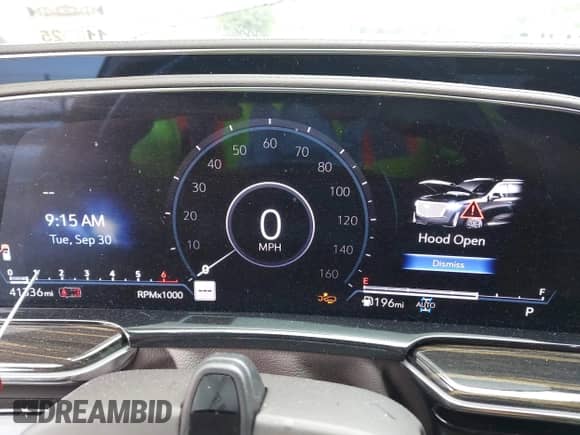 2023 Cadillac Escalade 4WD Premium Luxury with VIN 1GYS4BKL9PR184953, listed as a IAAI auction lot 43249058 with 41,336 mi miles and . Bid and sale history available at DreamBid. Image 7.