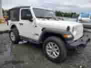 2023 Jeep Wrangler Sport S with VIN 1C4HJXAG6PW644372, listed as a Copart auction lot 58573085 with 38,704 mi miles and Clean title. Bid and sale history available at DreamBid. Image 4.