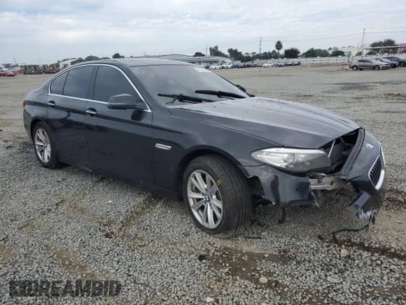 2015 BMW 5 Series 528i with VIN WBA5A5C54FD522801, listed as a Copart auction lot 81529765 with 175,095 mi miles and Salvage title. Bid and sale history available at DreamBid. Image 4.