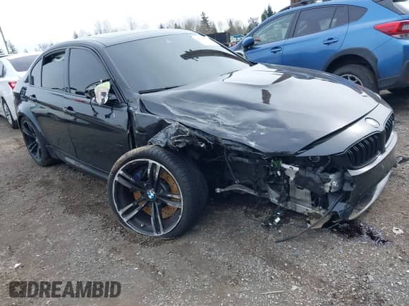 2015 BMW M3 with VIN WBS3C9C55FP803198, listed as a IAAI auction lot 41778014 with 45,367 mi miles and . Bid and sale history available at DreamBid. Image 1.