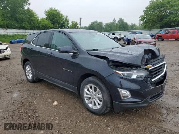 2020 Chevrolet Equinox LT with VIN 3GNAXJEV2LS696309, listed as a Copart auction lot 59438835 with 45,451 mi miles and Non repairable. Bid and sale history available at DreamBid. Image 4.