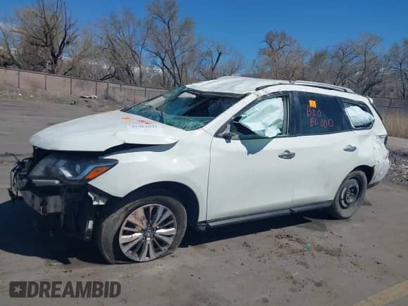 2019 Nissan Pathfinder SV with VIN 5N1DR2MM9KC600352, listed as a IAAI auction lot 41962641 with Not provided miles and . Bid and sale history available at DreamBid. Image 13.