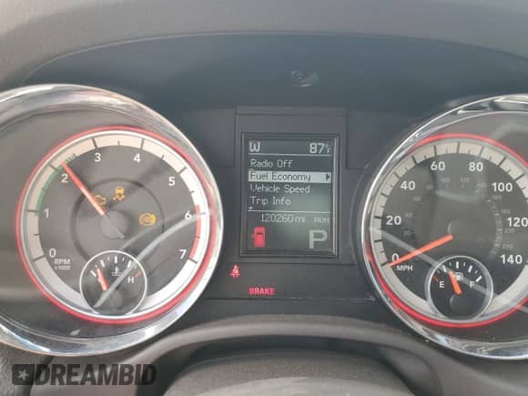 2012 Dodge Durango Crew with VIN 1C4SDJDTXCC253062, listed as a Copart auction lot 53529435 with 120,260 mi miles and Clean title. Bid and sale history available at DreamBid. Image 9.
