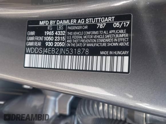 2018 Mercedes-Benz CLA 250 с VIN WDDSJ4EB2JN531878, выставлен на аукционе IAAI как лот 43084538 с пробегом 65 539 миль миль и . История ставок и продаж доступна на DreamBid. Изображение 9.