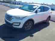 2016 Hyundai Santa Fe with VIN 5XYZU3LBXGG316388, listed as a IAAI auction lot 43215922 with 123,510 mi miles and . Bid and sale history available at DreamBid. Image 2.