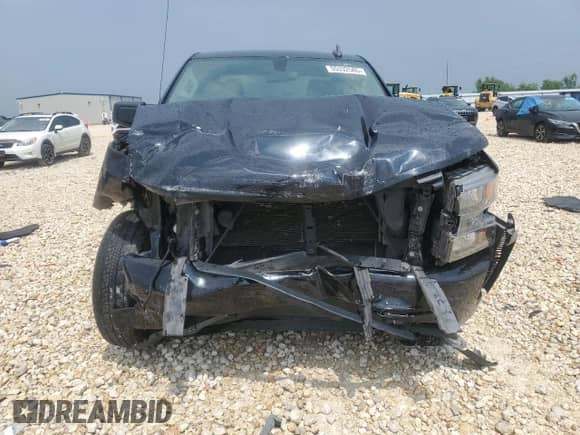 2021 Chevrolet Silverado 1500 Custom with VIN 1GCRWBEH8MZ115348, listed as a Copart auction lot 55332585 with 116,366 mi miles and Salvage title. Bid and sale history available at DreamBid. Image 5.