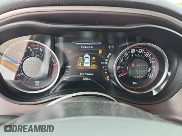 2021 Dodge Challenger R/T Scat Pack with VIN 2C3CDZFJXMH526602, listed as a Copart auction lot 81627715 with 56,052 mi miles and Salvage title. Bid and sale history available at DreamBid. Image 9.
