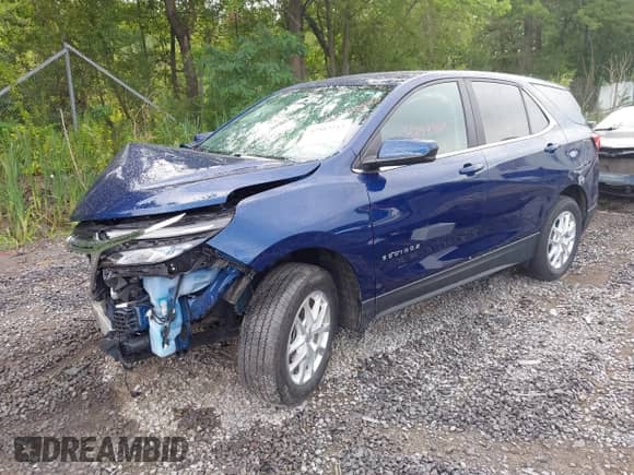 2022 Chevrolet Equinox LT with VIN 3GNAXUEV6NL151440, listed as a IAAI auction lot 42983213 with 33,604 mi miles and . Bid and sale history available at DreamBid. Image 17.