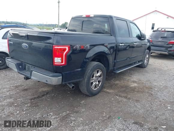 2017 Ford F-150 XL with VIN 1FTEW1E83HKD96787, listed as a IAAI auction lot 43304125 with 100,552 mi miles and . Bid and sale history available at DreamBid. Image 4.