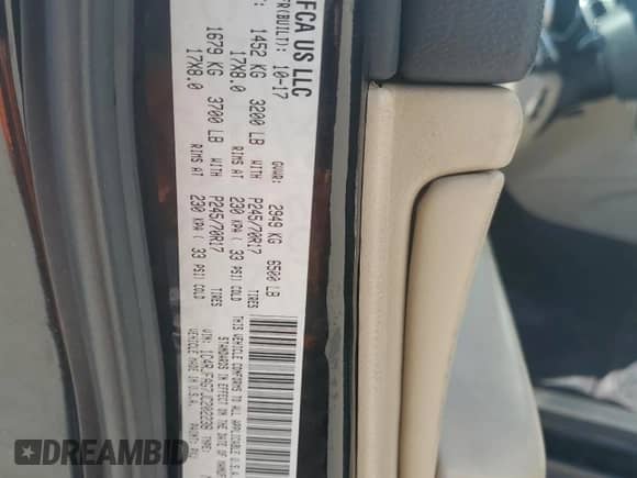 2018 Jeep Grand Cherokee Laredo with VIN 1C4RJFAG7JC202238, listed as a Copart auction lot 70005015 with 112,106 mi miles and Clean title. Bid and sale history available at DreamBid. Image 13.