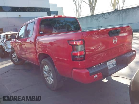 2022 Nissan Frontier S with VIN 1N6ED1EJ2NN629185, listed as a IAAI auction lot 43247630 with 92,134 mi miles and . Bid and sale history available at DreamBid. Image 3.