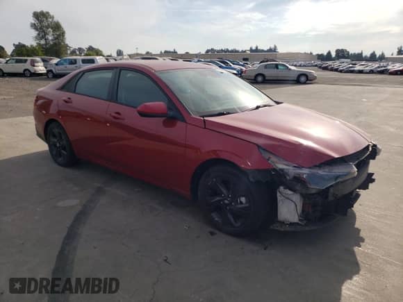 2022 Hyundai Elantra Blue z VIN KMHLM4AJ9NU026902, wystawiony jako Copart lot #71478985 z przebiegiem 48 771 mil mil oraz Szkoda całkowita • Salvage title. Historia ofert i sprzedaży dostępna na DreamBid. Obrazek 4.